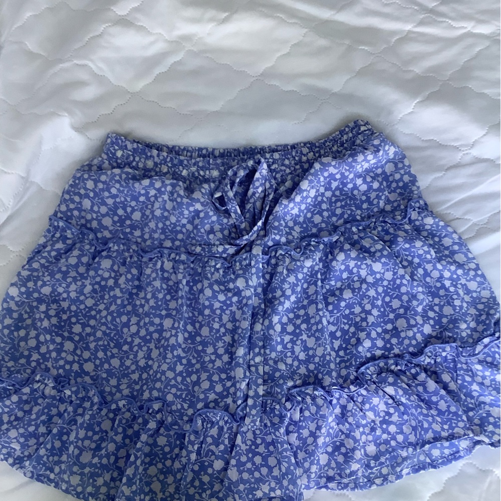 Flower mini skirt
